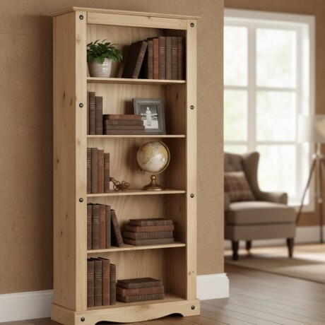 BIBLIOTECA ESTANTERÍA ORGANIZADOR EN MADERA MACIZA - LÌNEA MEXICANA BIBLIOTECA ESTANTERÍA ORGANIZADOR EN MADERA MACIZA - LÌNEA MEXICANA