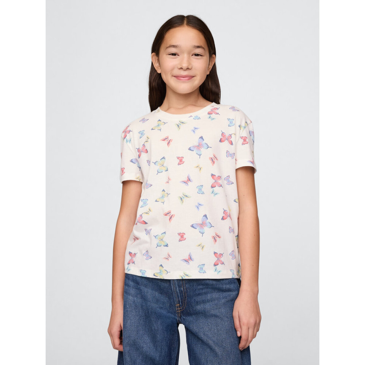 SS VINTAGE TEE_SP25 - BUTTERFLY MULTI 