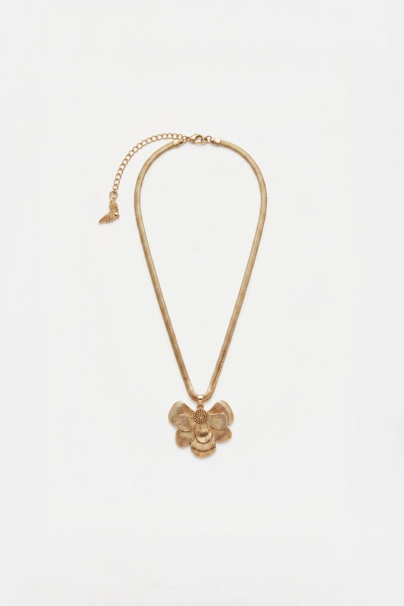 COLLAR TAYLOR FLOWER Dorado
