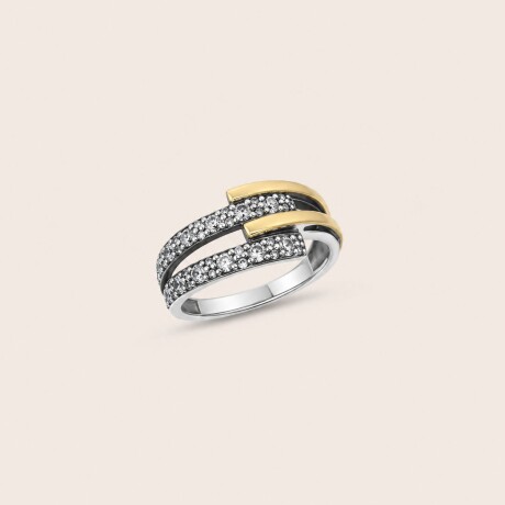 Anillo Zurich - Plata y Oro Anillo Zurich - Plata y Oro