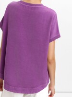 Camiseta 100 % Lyocell violeta
