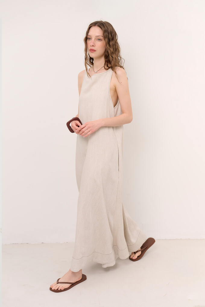 VESTIDO JACKIE BEIGE
