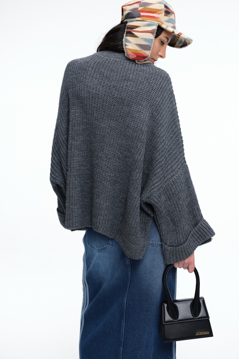 SWEATER BOLSILLO Gris