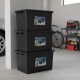 Set x3 Caja Organizadora 56 Lts NEGRO