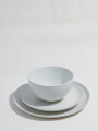 Plato Mesa Brisa, Set X3un. Blanco