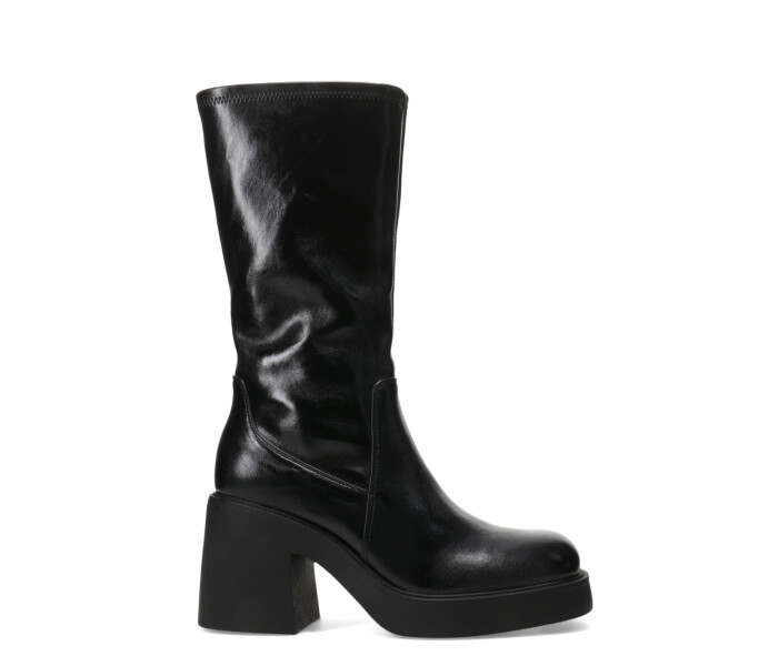 Bota CUNARE de pu elastizado Black