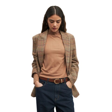 POLERA MARION XS-XL CARAMELO