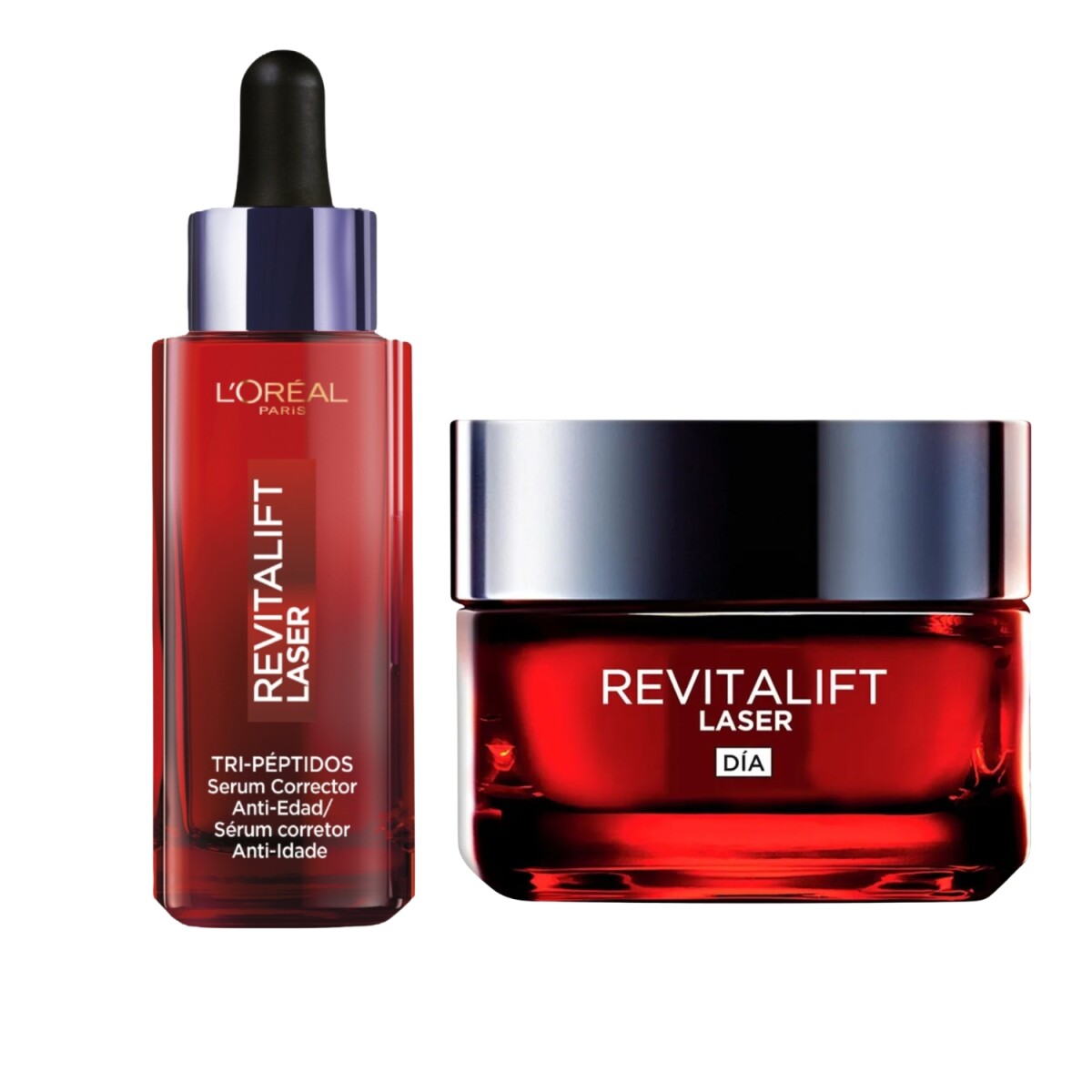 Pack Loreal Paris Laser Sérum + crema antiedad día 50 grs 