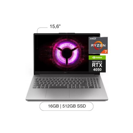 Notebook Lenovo LOQ-E 15,6' FHD 512GB / 16GB RAM Ryzen 7-7735HS RTX4050 6GB Notebook Lenovo LOQ-E 15,6' FHD 512GB / 16GB RAM Ryzen 7-7735HS RTX4050 6GB