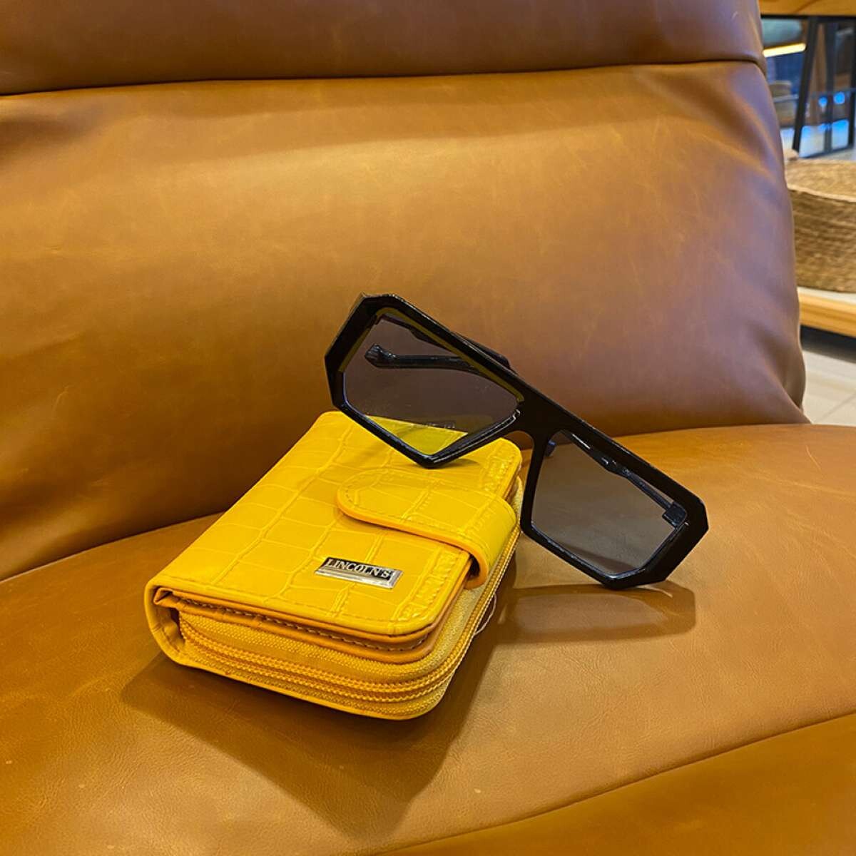 Billetera Paloma - Mostaza 