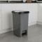 Tarro de residuos 40L con pedal GRIS