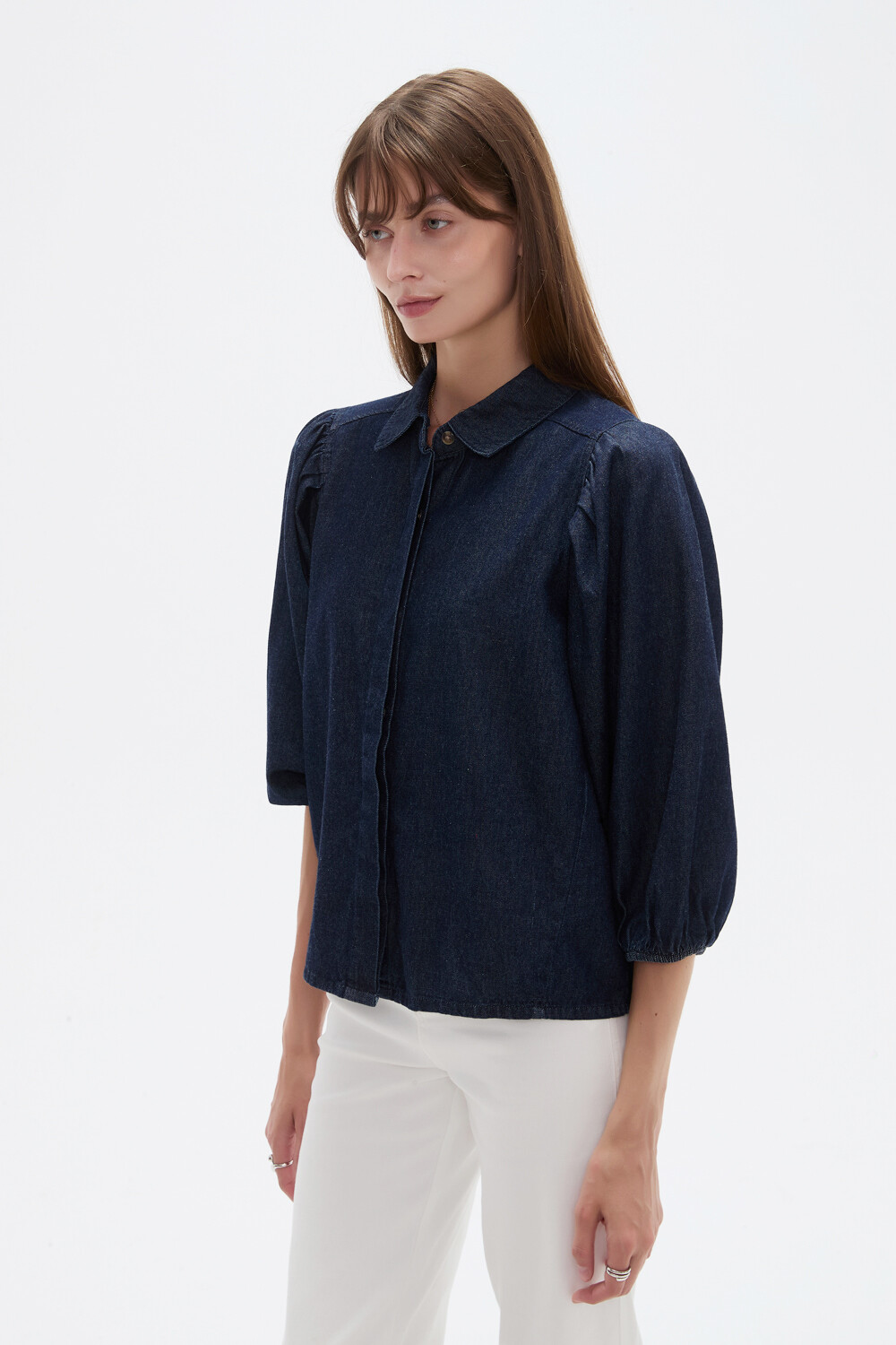 Camisa Tivran Azul Oscuro