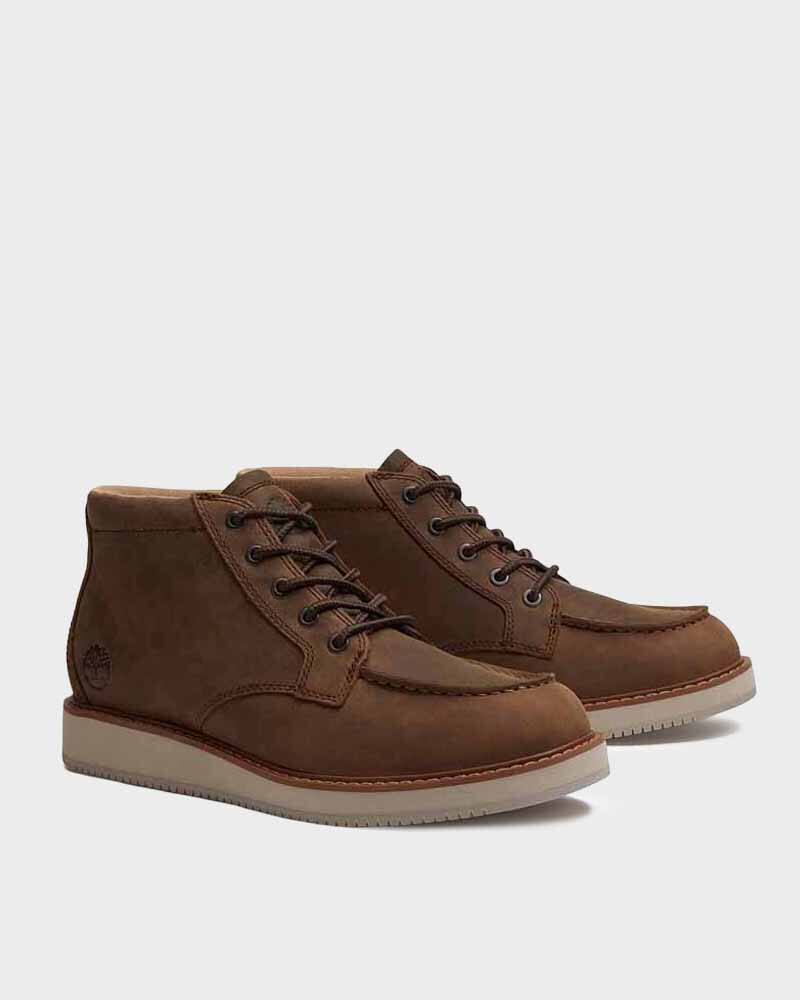 Botas Redwood Edge Mid Chukka Hombre Dark Brown Full Grain
