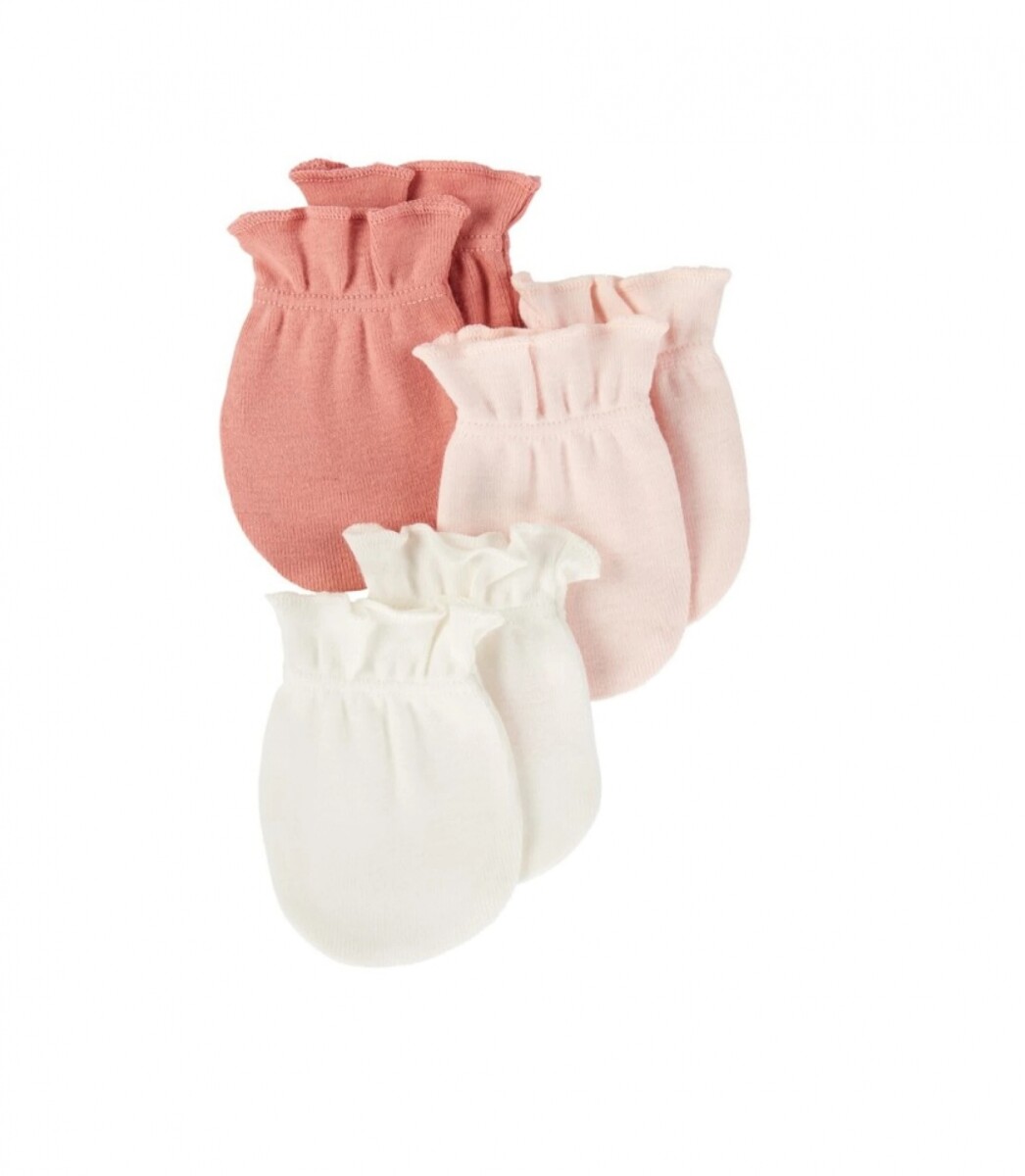 Set x3 mitones carters - rosa 