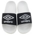 Chanclas Infantiles Umbro Locker Room Negro - Blanco