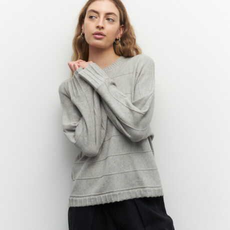 SWEATER SUREÑO Gris Melange