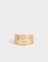 Brazaletes Metal diferenciado Brazalete De Metal - Dorado