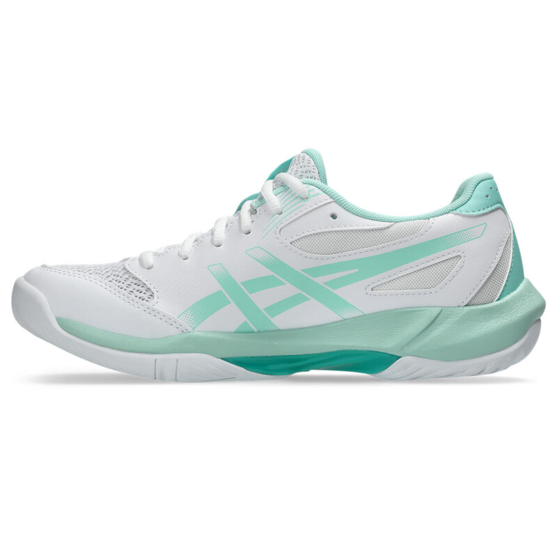 Zapatillas Voley Gel-Rocket 12 Mujer White/fresh Ice