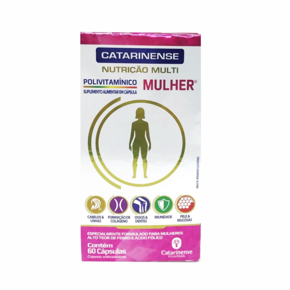 POLIVITAMINICO MUJER CATARIN. CJ X 60 CA