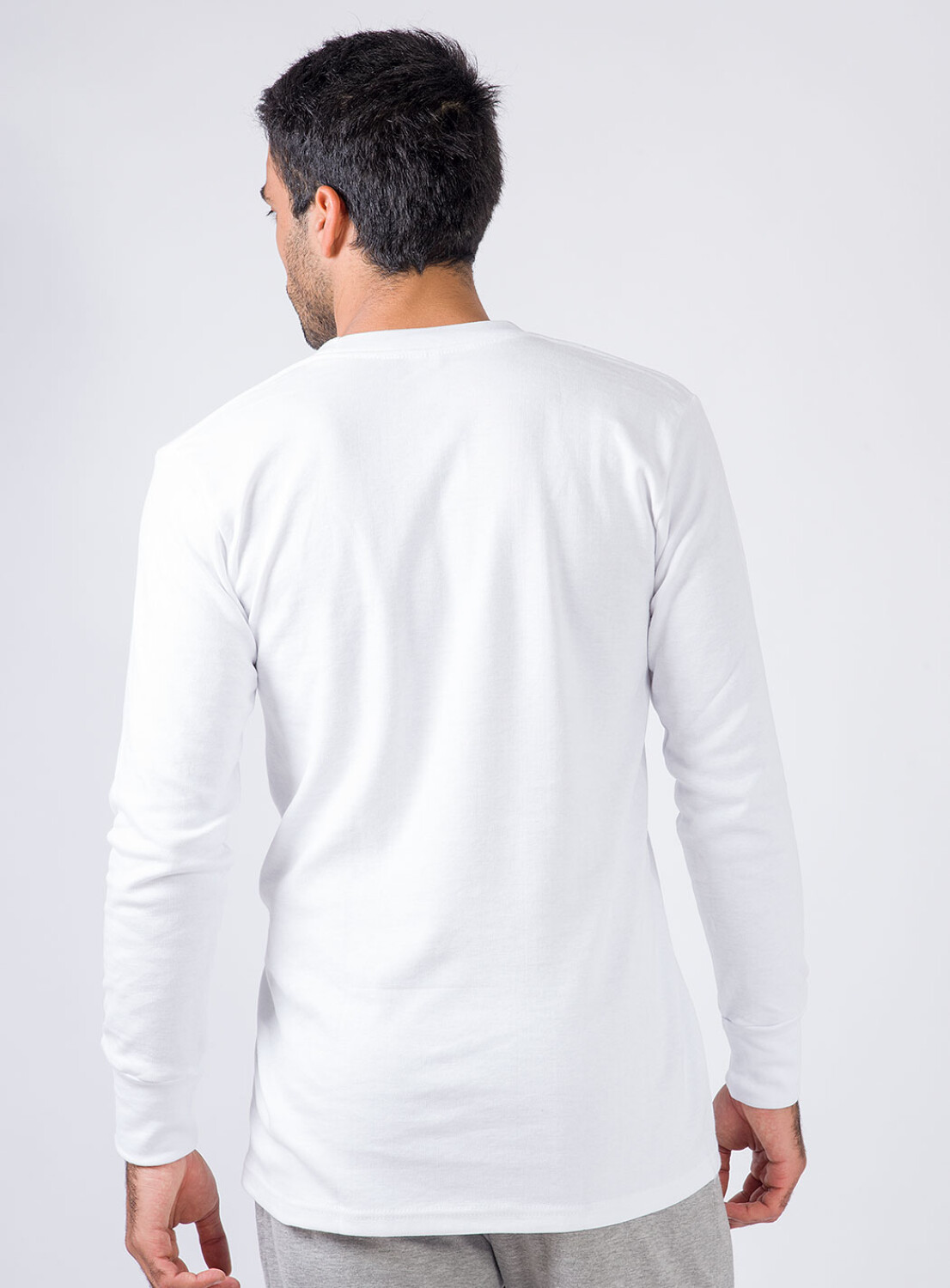 Camiseta manga larga Interlock hombre