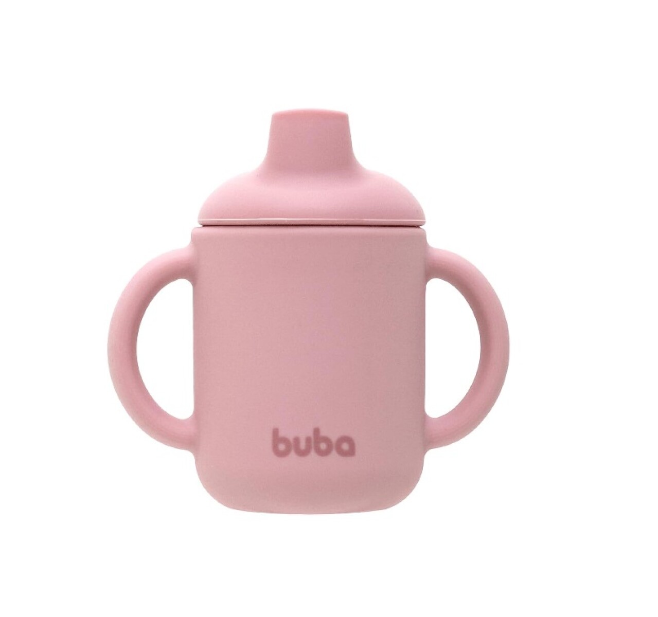 Vaso entrenamiento 100% silicona - buba - rosa 