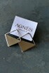 Medio Rombo Earrings Mini Bronce