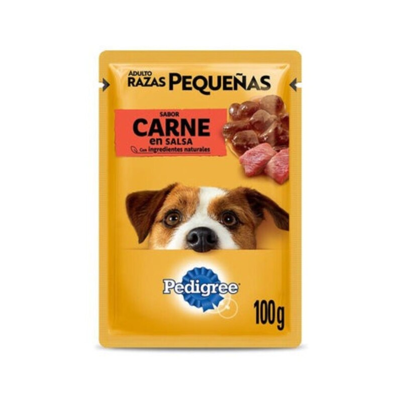 PEDIGREE EN SALSA RAZAS PEQUEÑAS CARNE 100 GRAMOS PEDIGREE EN SALSA RAZAS PEQUEÑAS CARNE 100 GRAMOS