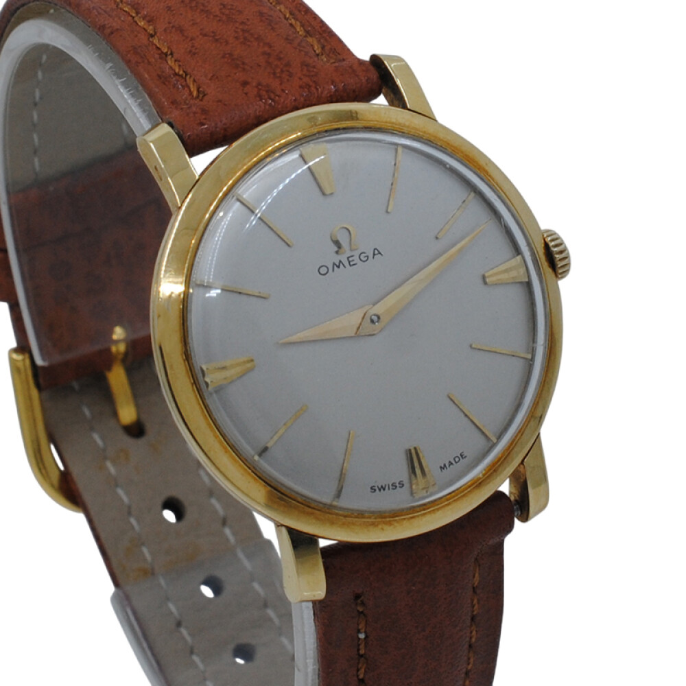 Omega oro 18k 14375/14370 dos agujas calibre 511 año 1957 Omega oro 18k 14375/14370 dos agujas calibre 511 año 1957