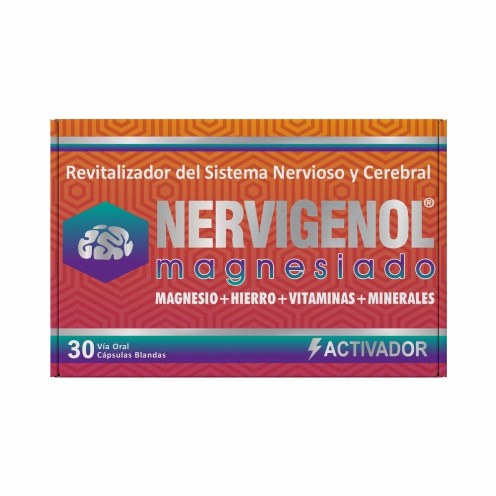NERVIGENOL MAGNESIADO CJ X 30 CAPS. BLAN única