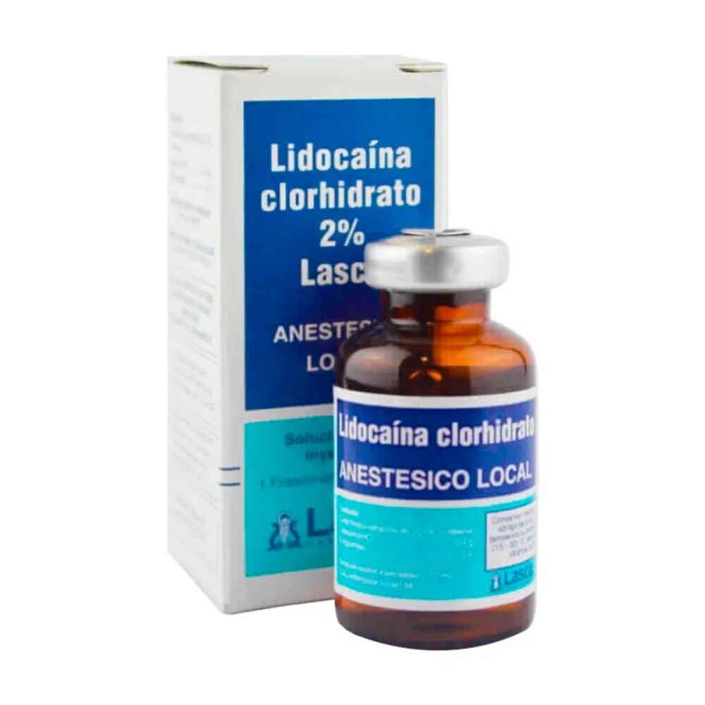 LIDOCAINA 2% S/EPIN. LASCA FCO. AMPOLLA única