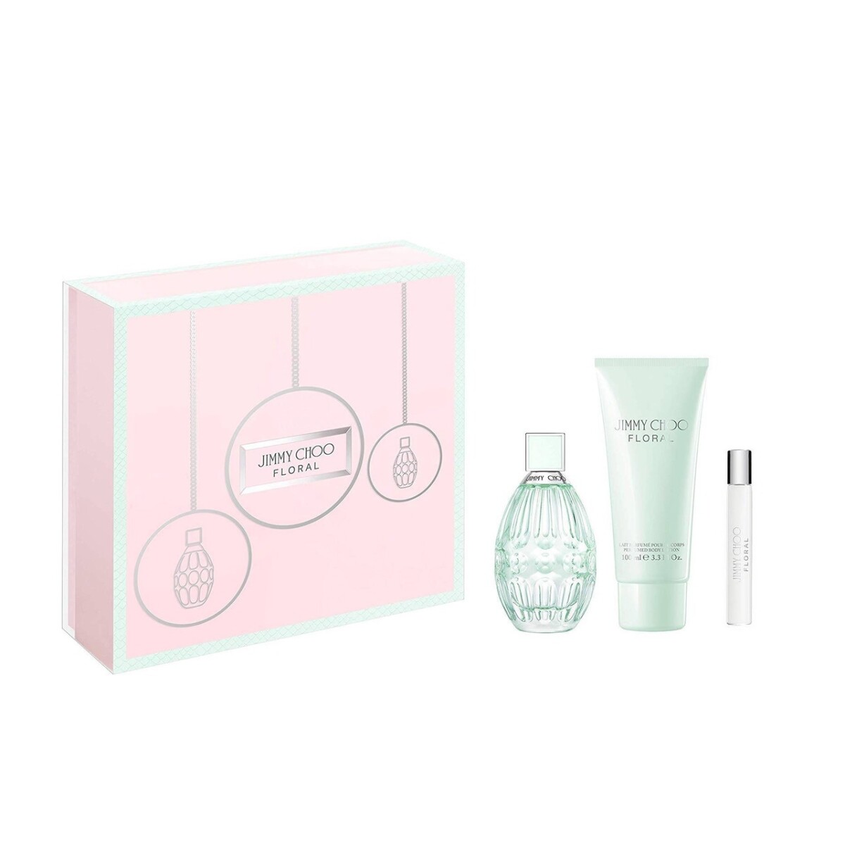 Cofre J.Choo Floral EDT *90ml+Bl+EDT7.5 