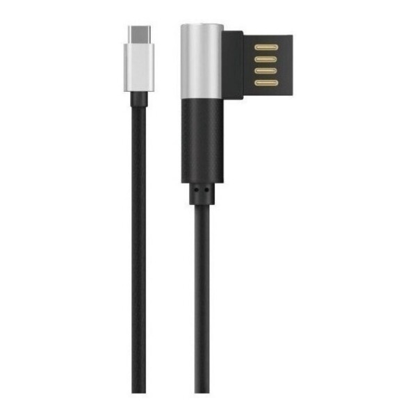 Cable De Datos Usb A Tipo C Reforzado Carga Rápida Marvo Color Variante Gris