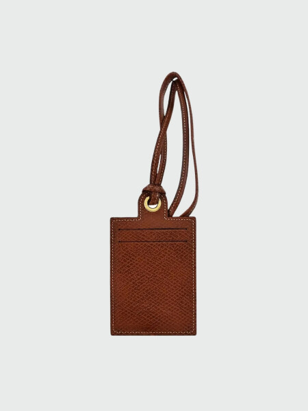 Longchamp -Tarjetero de cuero para colgar, Le pliage 0