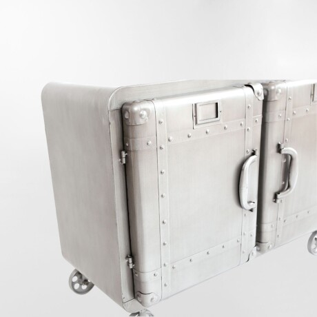 GABINETE 2DOORS Plateado