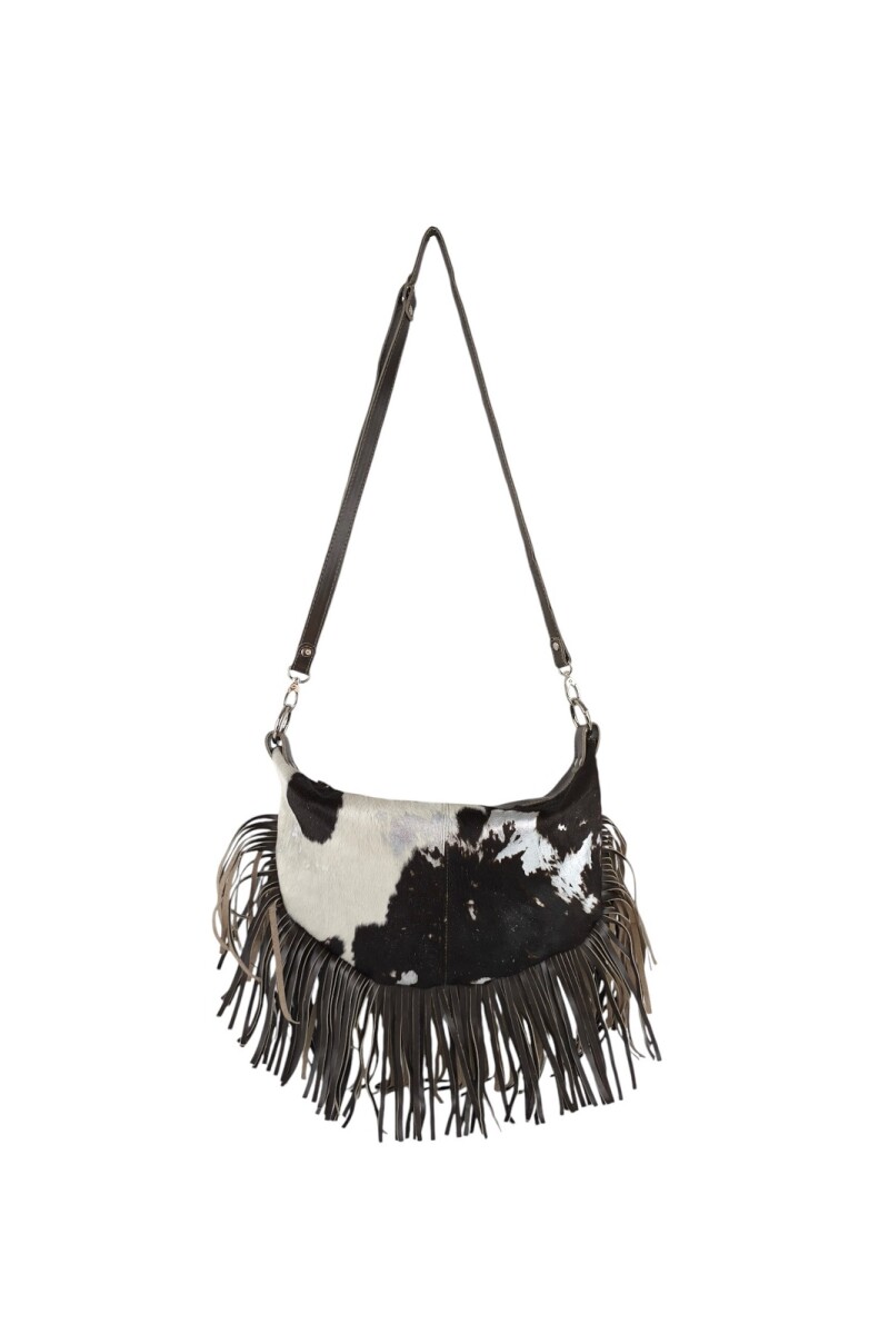 Morral con flecos Negro