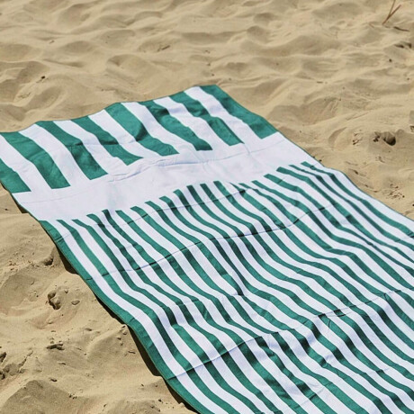 Toalla de microfibra con bolsillos Club Petates Verde