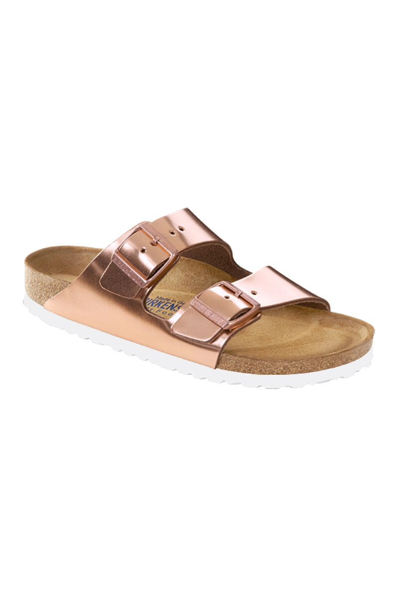 Sandalia Arizona Soft Footbed Leather - Estrecho Cobre