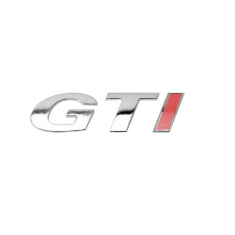 EMBLEMA "GTI" (I EN ROJO) Emblema "gti" (i En Rojo)
