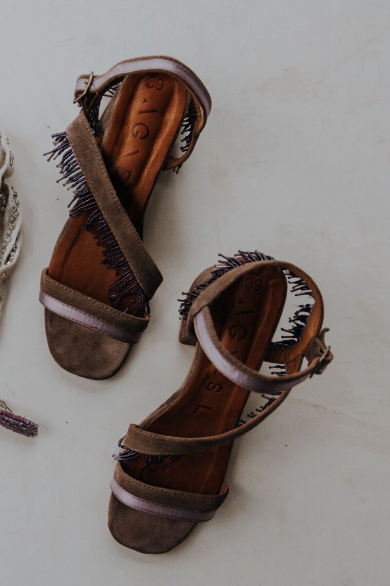 Fringes Sandal Topo