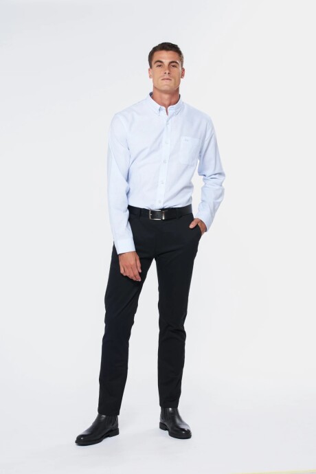 PANTALÓN CLÁSICO - Negro - Gabardina PANTALÓN CLÁSICO - Negro - Gabardina