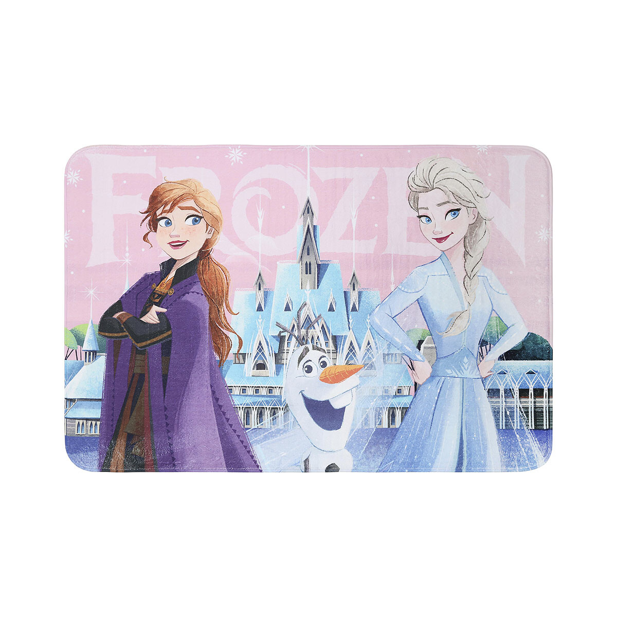 Alfombra con Memoria Frozen 77 x 117 cm - ROSA 