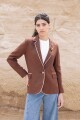 BLAZER CIPRA SHORT LINEN Chocolate