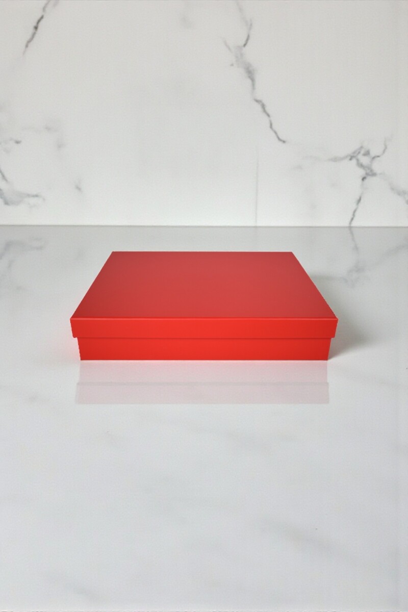 Caja Rigida 24 x 33 x 6 - ROJO 