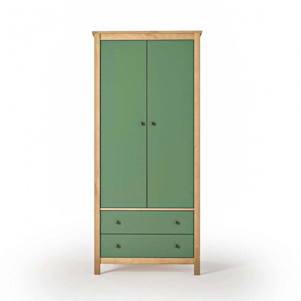 Ropero 2 Puertas 2 Cajones - Mari Verde