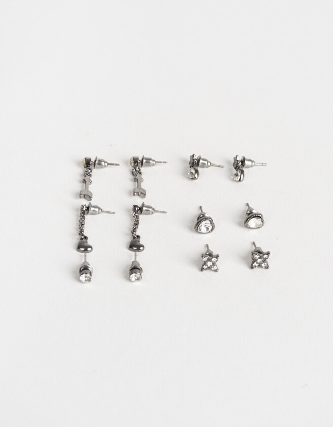 Aros Sets Con strass Set De Aros Con Strass - Dorado