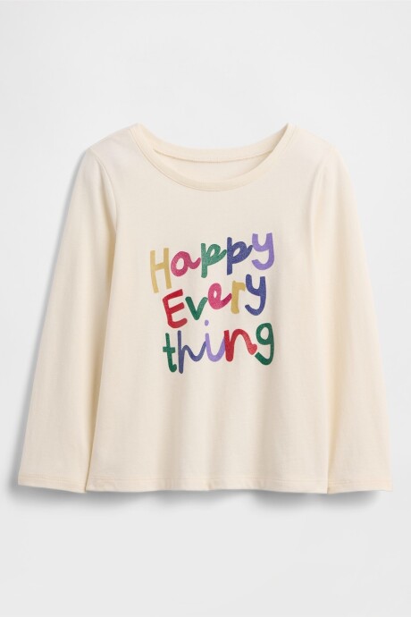 Remera Gráfico Toddler Niña Happy