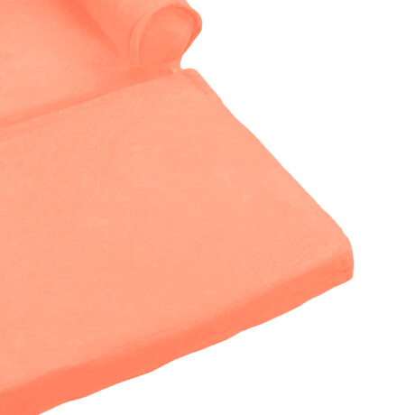Sillón Cama Plegable 2 En 1 Infantil Animales Felpa Naranja
