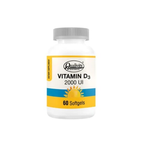 Qualivits Vitamin D3 2000 UI x60 Softgels