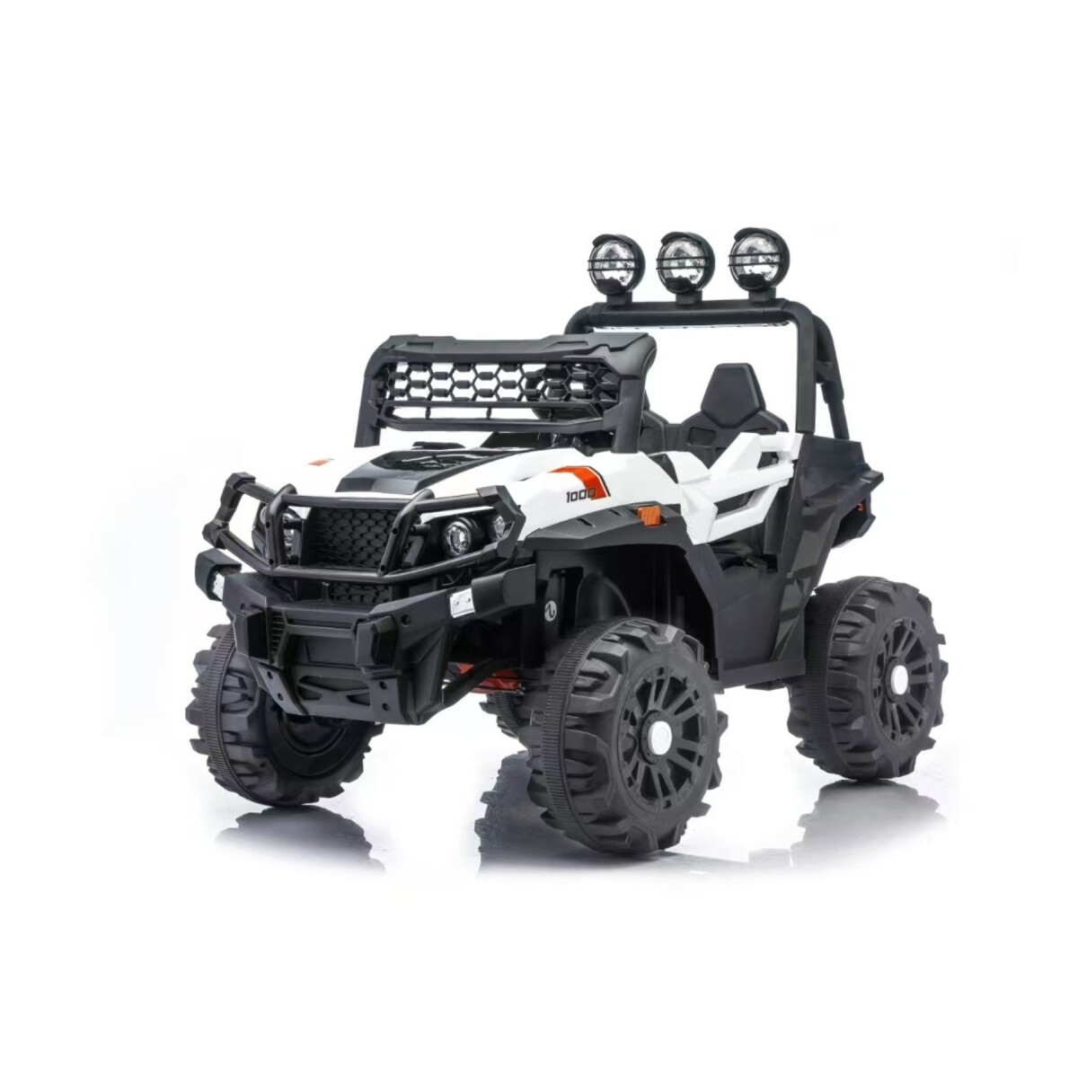 Bebesit Jeep Doble a batería 12V - Blanco 