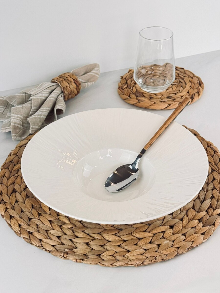 Plato Pasta y Risotto Cerámica Ø27.5cm x Alto 7cm 